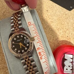 Luxury Women's Watch with Gold and Silver Accents